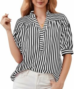 Casual Summer Work Blouse A46