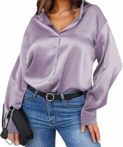 Silk Button Down Shirt A34