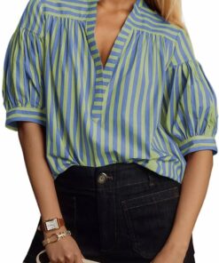 Summer Striped Blouse A47